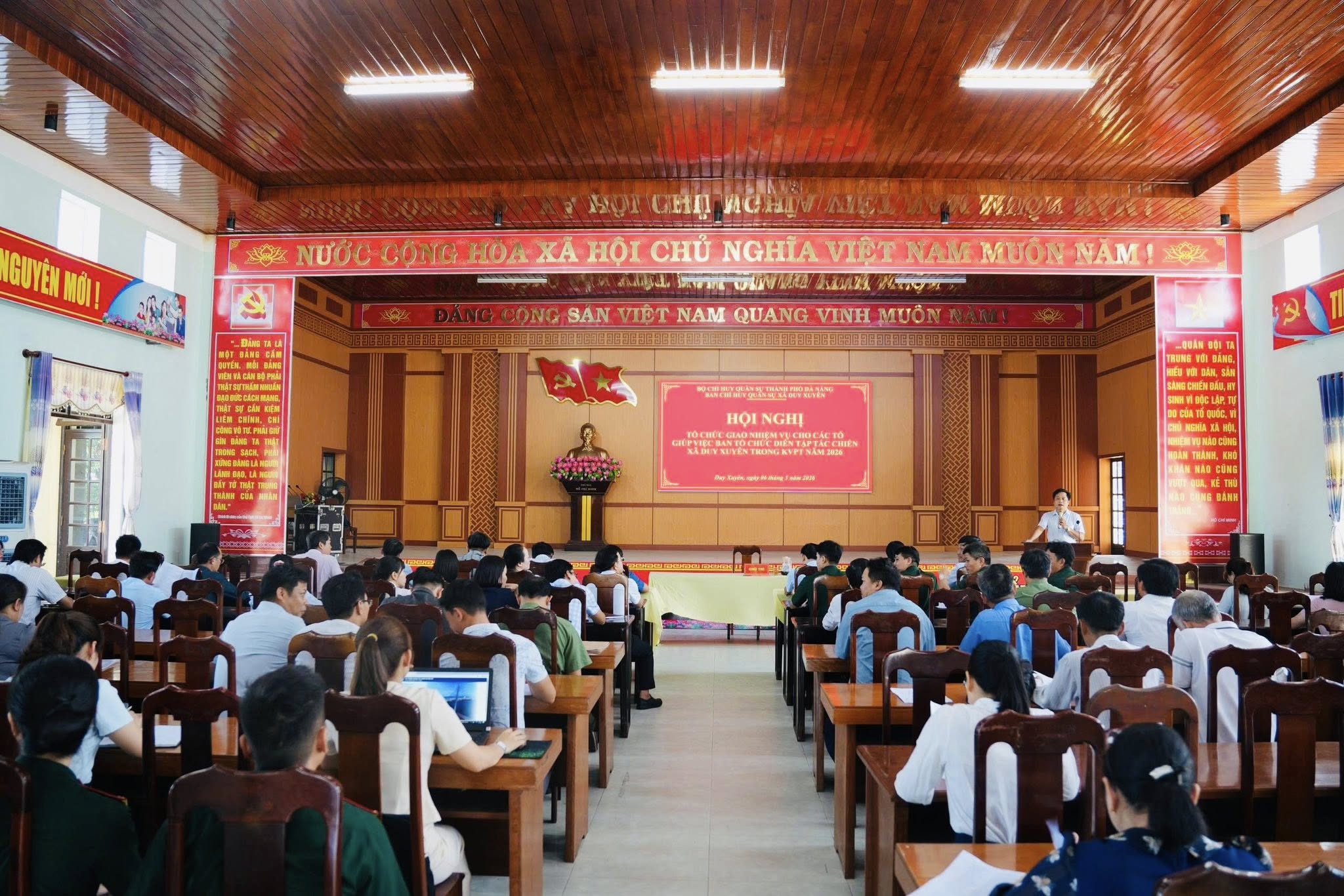 DUY XUYÊN TRIỂN KHAI NHIỆM VỤ DIỄN TẬP, BẢO ĐẢM CHUẨN BỊ CHẶT CHẼ, KHOA HỌC