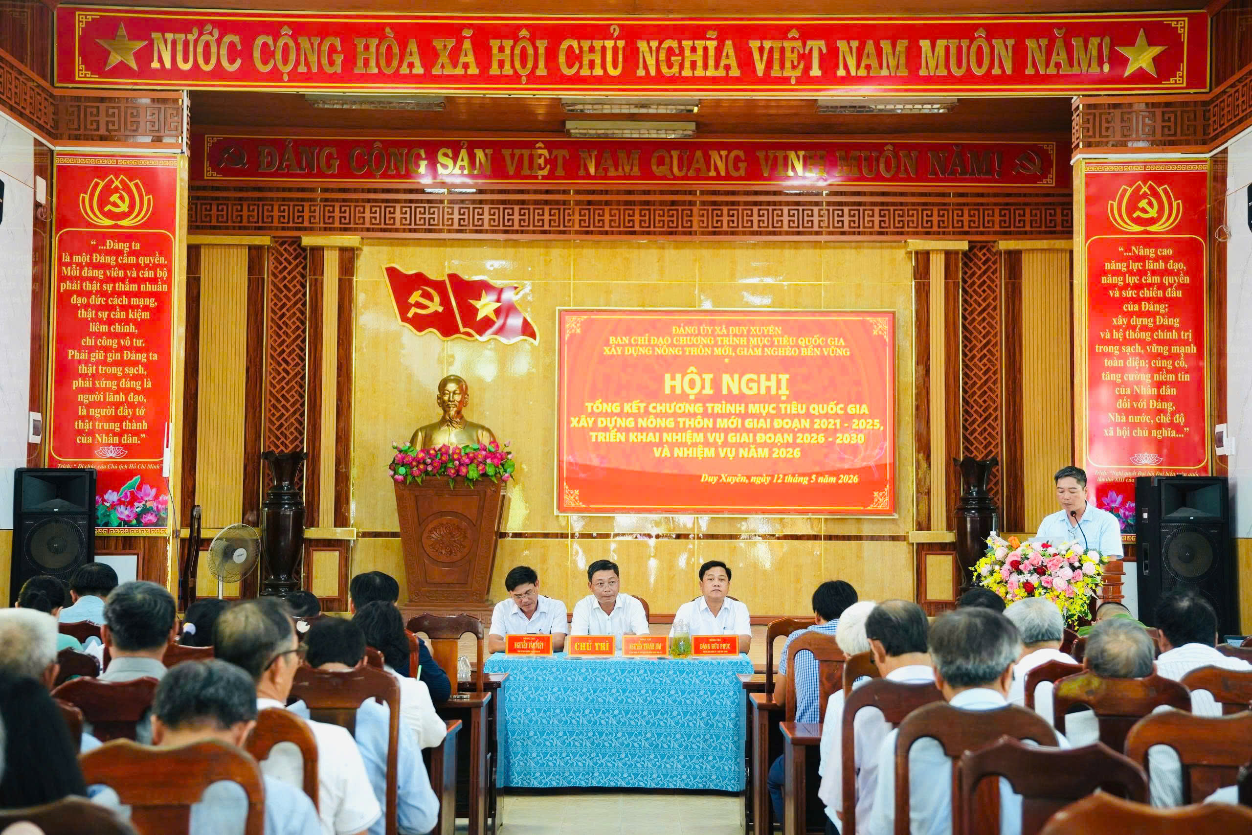 Xã Duy Xuyên đạt 4/10 tiêu chí xây dựng nông thôn mới giai đoạn 2026–2030